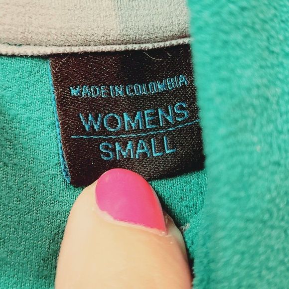 EMS Eastern Mountain Sports Fleece Pullover Sweater Green Womens Small - Picture 3 of 6